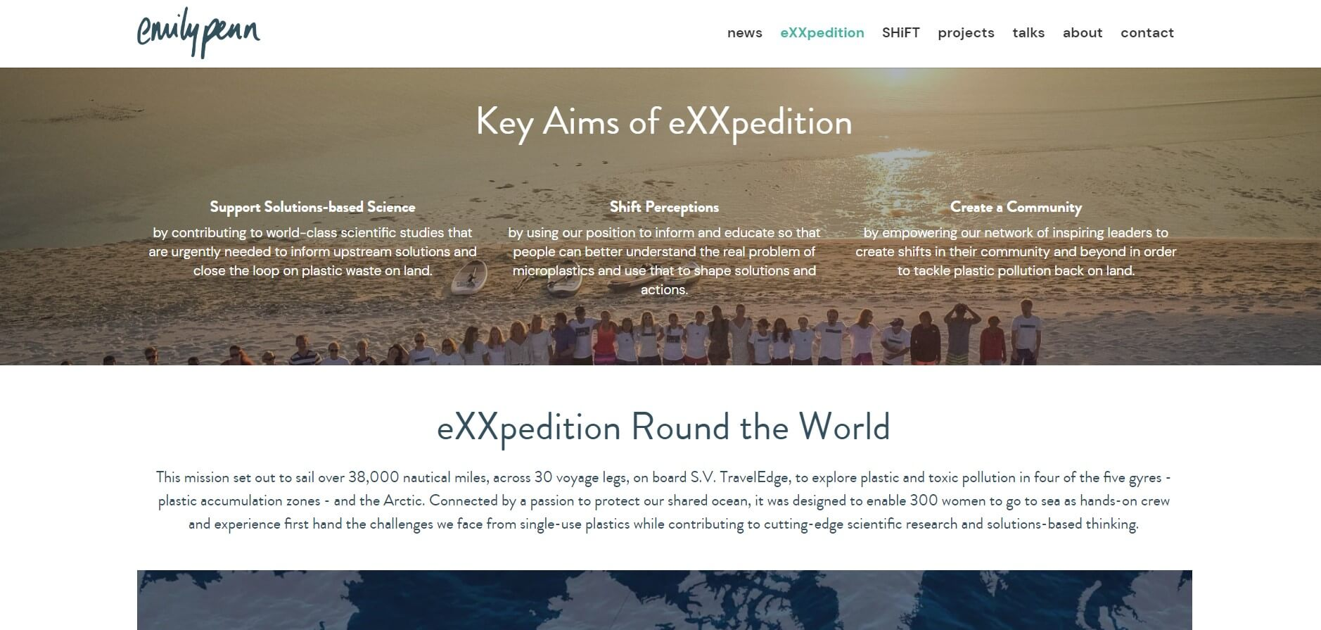 Emily Penn Exxpedition Strikingly Page Emily Penn Exxpedition Strikingly Page